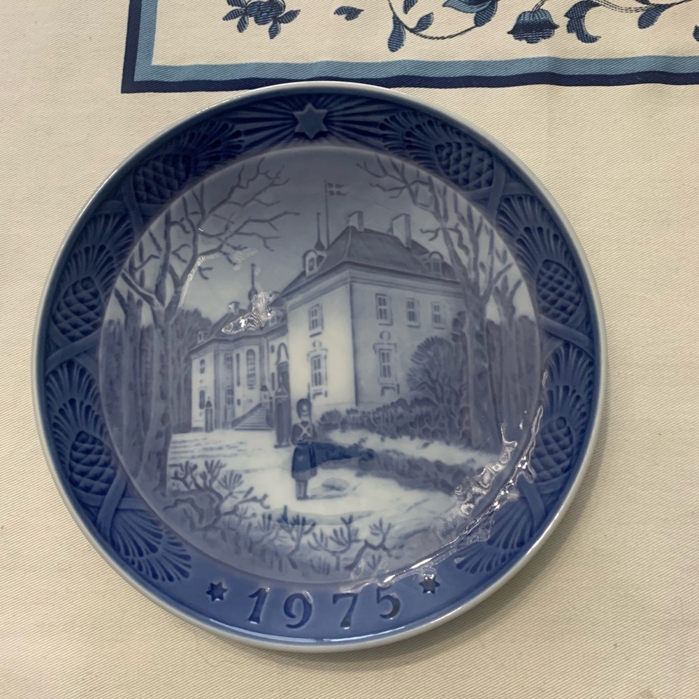 Royal Copenhagen White Porcelain Plate